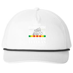 Proud Grandson Of A Vietnam Veteran Costume For Boys Cute Gift Snapback Five-Panel Rope Hat