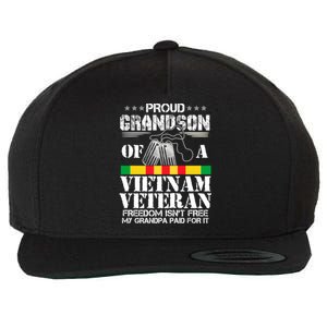 Proud Grandson Of A Vietnam Veteran Costume For Boys Cute Gift Wool Snapback Cap