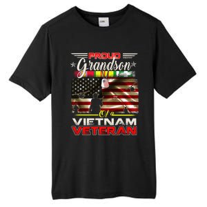 Proud Grandson Of Vietnam Veteran Gift For Boys Cute Gift Tall Fusion ChromaSoft Performance T-Shirt