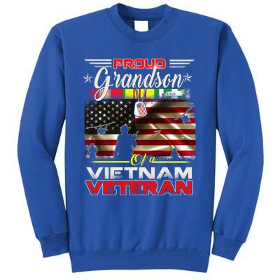 Proud Grandson Of Vietnam Veteran Gift For Boys Cute Gift Sweatshirt