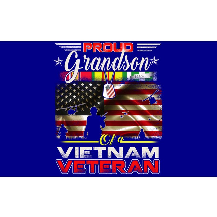 Proud Grandson Of Vietnam Veteran Gift For Boys Cute Gift Bumper Sticker