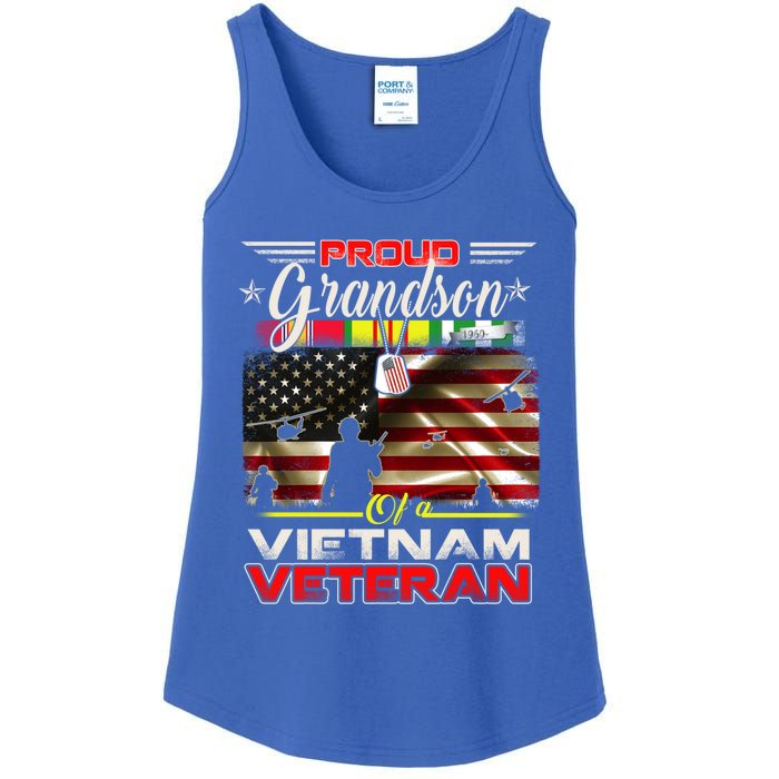 Proud Grandson Of Vietnam Veteran Gift For Boys Cute Gift Ladies Essential Tank