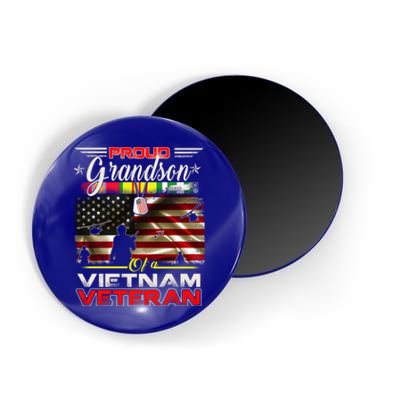 Proud Grandson Of Vietnam Veteran Gift For Boys Cute Gift Magnet