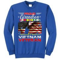 Proud Grandson Of Vietnam Veteran Gift For Boys Cute Gift Tall Sweatshirt