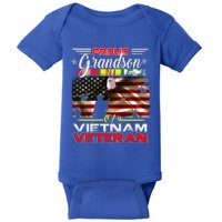 Proud Grandson Of Vietnam Veteran Gift For Boys Cute Gift Baby Bodysuit