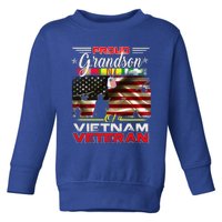 Proud Grandson Of Vietnam Veteran Gift For Boys Cute Gift Toddler Sweatshirt