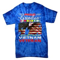 Proud Grandson Of Vietnam Veteran Gift For Boys Cute Gift Tie-Dye T-Shirt