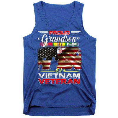 Proud Grandson Of Vietnam Veteran Gift For Boys Cute Gift Tank Top