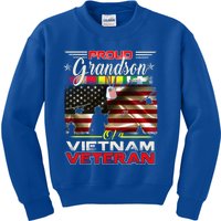 Proud Grandson Of Vietnam Veteran Gift For Boys Cute Gift Kids Sweatshirt