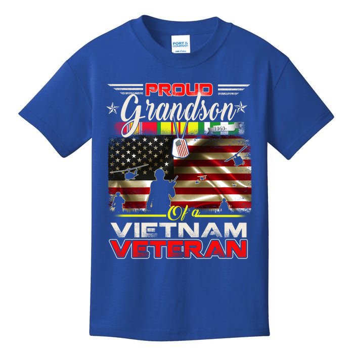 Proud Grandson Of Vietnam Veteran Gift For Boys Cute Gift Kids T-Shirt