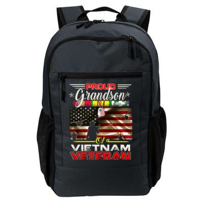 Proud Grandson Of Vietnam Veteran Gift For Boys Cute Gift Daily Commute Backpack