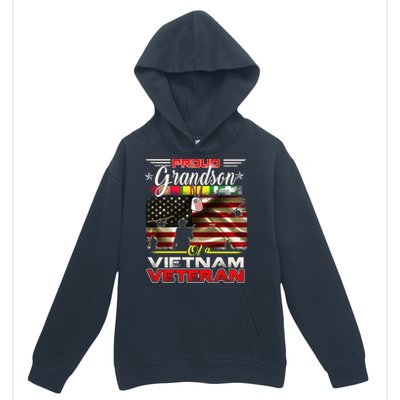 Proud Grandson Of Vietnam Veteran Gift For Boys Cute Gift Urban Pullover Hoodie