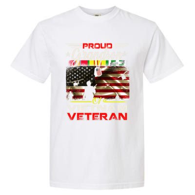 Proud Grandson Of Vietnam Veteran Gift For Boys Cute Gift Garment-Dyed Heavyweight T-Shirt