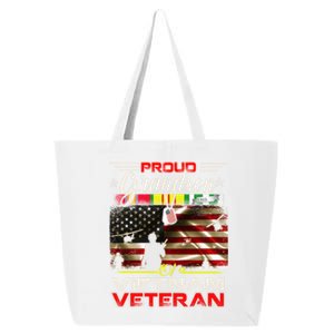 Proud Grandson Of Vietnam Veteran Gift For Boys Cute Gift 25L Jumbo Tote