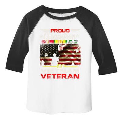 Proud Grandson Of Vietnam Veteran Gift For Boys Cute Gift Toddler Fine Jersey T-Shirt