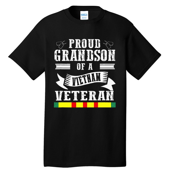 Proud Grandson Of A Vietnam Veteran Tall T-Shirt