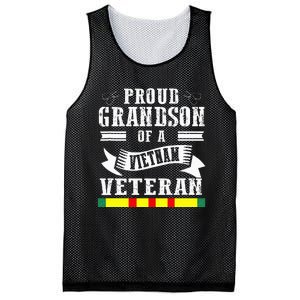 Proud Grandson Of A Vietnam Veteran Mesh Reversible Basketball Jersey Tank