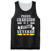 Proud Grandson Of A Vietnam Veteran Mesh Reversible Basketball Jersey Tank