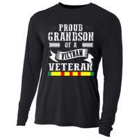 Proud Grandson Of A Vietnam Veteran Cooling Performance Long Sleeve Crew