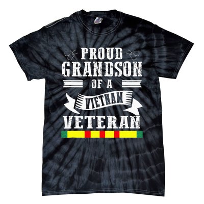 Proud Grandson Of A Vietnam Veteran Tie-Dye T-Shirt