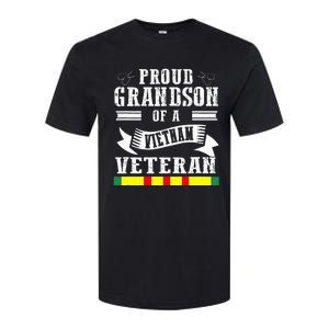 Proud Grandson Of A Vietnam Veteran Softstyle CVC T-Shirt