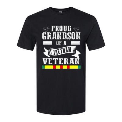 Proud Grandson Of A Vietnam Veteran Softstyle CVC T-Shirt