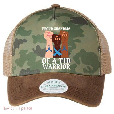 Proud Grandma Of A T1d Warrior Diabetes Awareness Cool Gift Legacy Tie Dye Trucker Hat