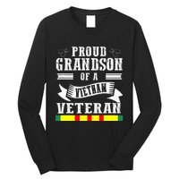 Proud Grandson Of a Vietnam Veteran Long Sleeve Shirt