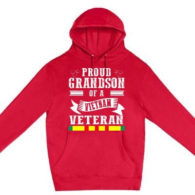 Proud Grandson Of a Vietnam Veteran Premium Pullover Hoodie