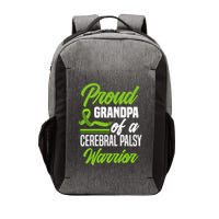 Proud Grandpa Of A Cerebral Palsy Warrior Cerebral Palsy Gift Vector Backpack