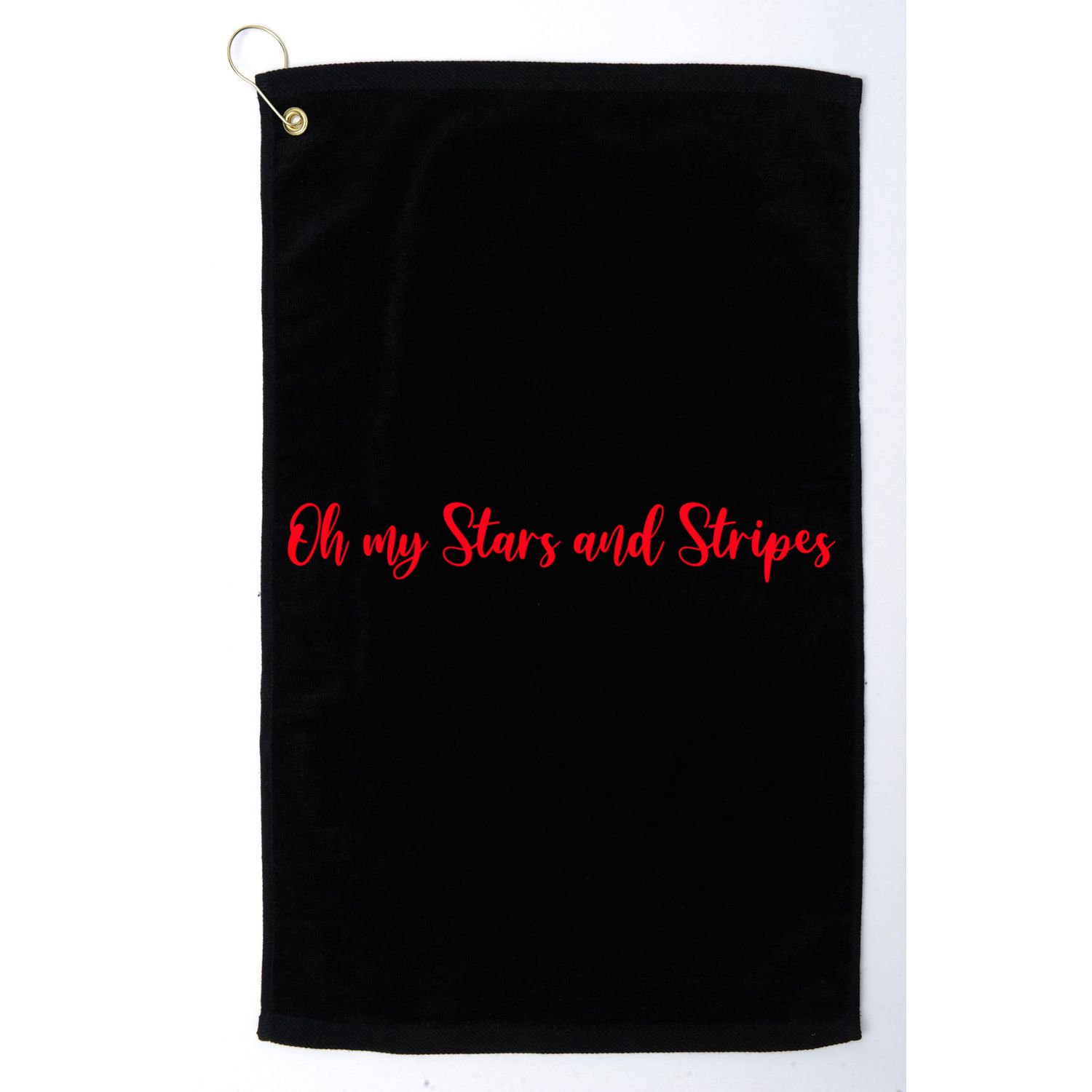 Patriotic Gift Oh My Stars And Stripes Cool Gift Golf Towel