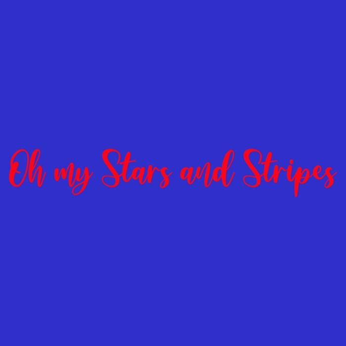 Patriotic Gift Oh My Stars And Stripes Cool Gift 16 in Basic Backpack