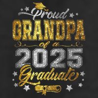 Proud Grandpa Of Class Of 2025 Graduate 2025 Senior Grandpa Adult Drive Performance Visor