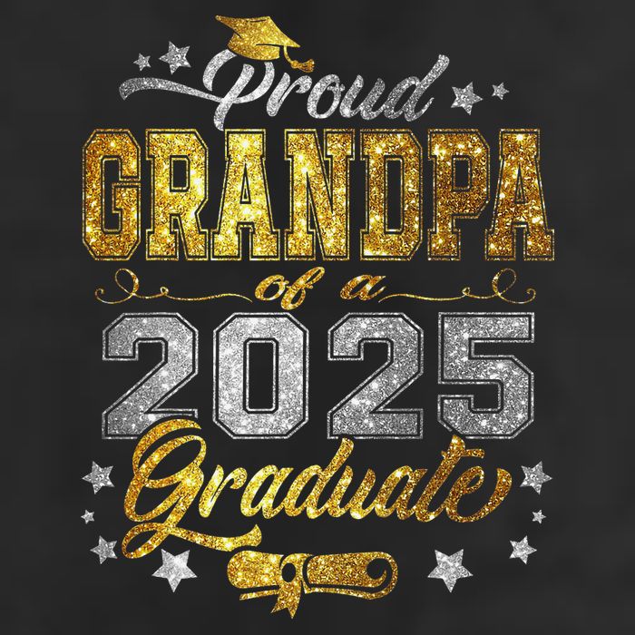 Proud Grandpa Of Class Of 2025 Graduate 2025 Senior Grandpa Adult Drive Performance Visor