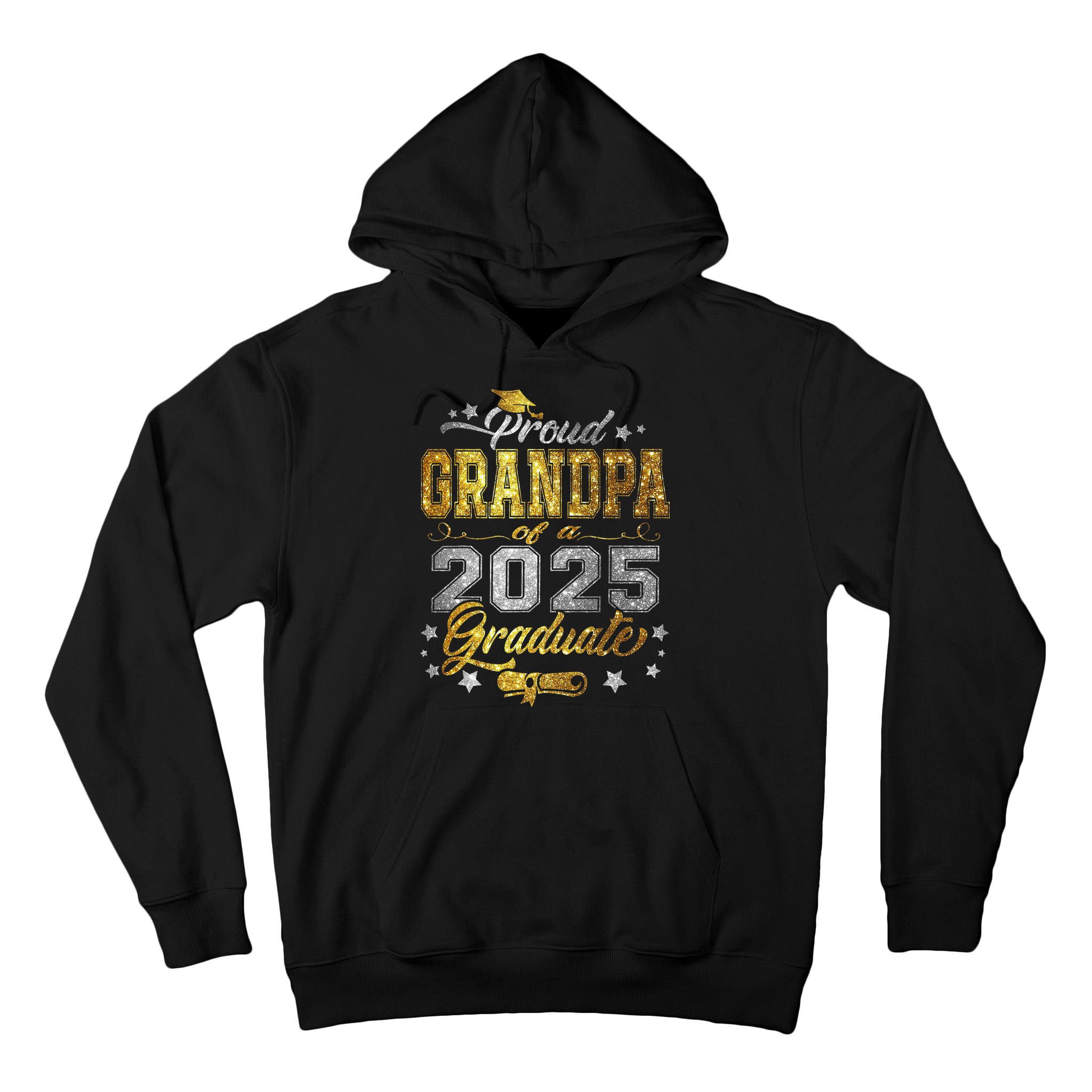 Proud Grandpa Of Class Of 2025 Graduate 2025 Senior Grandpa Tall Hoodie
