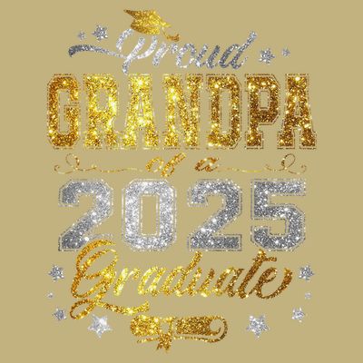 Proud Grandpa Of Class Of 2025 Graduate 2025 Senior Grandpa T-Shirt