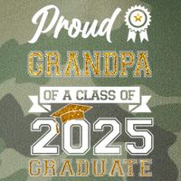 Proud Grandpa Of A Class Of 2025 Graduate Legacy Tie Dye Trucker Hat