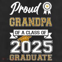 Proud Grandpa Of A Class Of 2025 Graduate Adult Drive Performance Visor