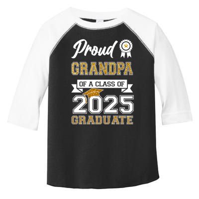 Proud Grandpa Of A Class Of 2025 Graduate Toddler Fine Jersey T-Shirt