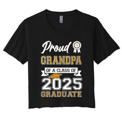 Proud Grandpa Of A Class Of 2025 Graduate Crop Top