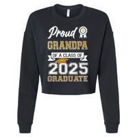 Proud Grandpa Of A Class Of 2025 Graduate Cropped Pullover Crew
