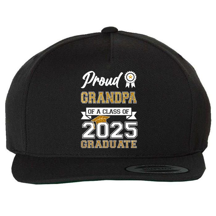 Proud Grandpa Of A Class Of 2025 Graduate Wool Snapback Cap