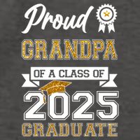 Proud Grandpa Of A Class Of 2025 Graduate Vector Backpack
