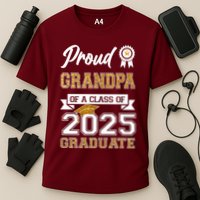 Proud Grandpa Of A Class Of 2025 Graduate Performance Shirt