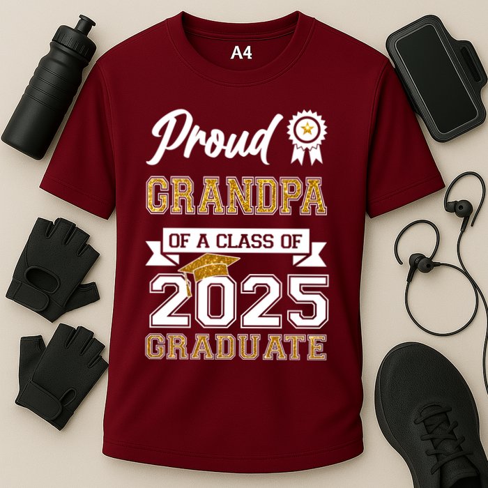 Proud Grandpa Of A Class Of 2025 Graduate Performance Shirt