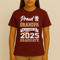 Proud Grandpa Of A Class Of 2025 Graduate T-Shirt