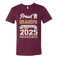 Proud Grandpa Of A Class Of 2025 Graduate V-Neck T-Shirt