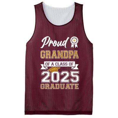 Proud Grandpa Of A Class Of 2025 Graduate Mesh Reversible Basketball Jersey Tank