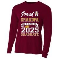 Proud Grandpa Of A Class Of 2025 Graduate Cooling Performance Long Sleeve Crew
