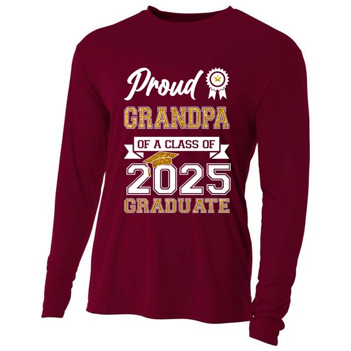 Proud Grandpa Of A Class Of 2025 Graduate Cooling Performance Long Sleeve Crew